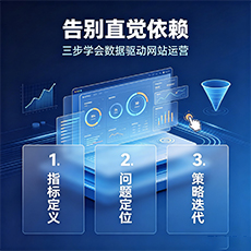 东源建站-告别直觉依赖：三步学会数据驱动网站运营
