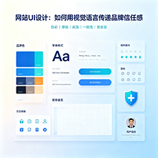 东源建站-网站UI设计：如何用视觉语言传递品牌信任感