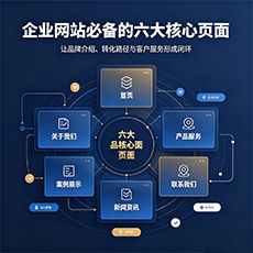 河源建站-企业网站必备的六大核心页面