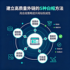 河源建站-建立高质量外链的5种白帽方法